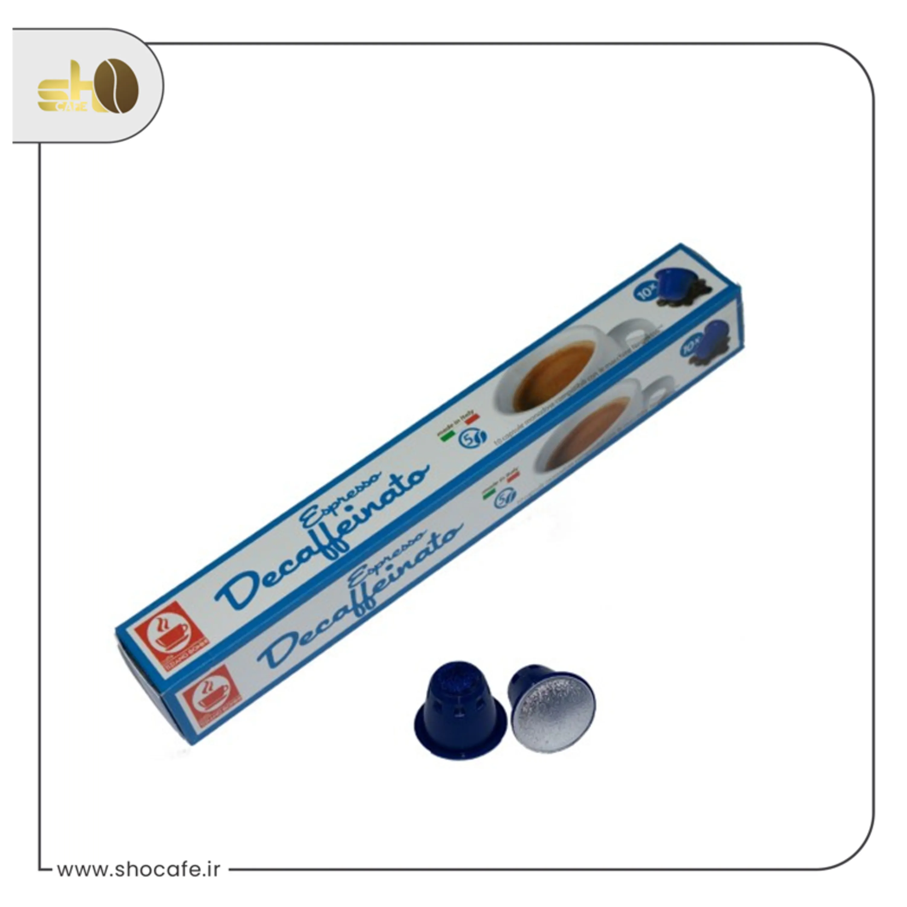 کپسول نسپرسو بونینی مدل اسپرسو بدون کافئین Decaffeinato کپسول نسپرسو بونینی مدل اسپرسو Decaffeinato-با غلظت 5